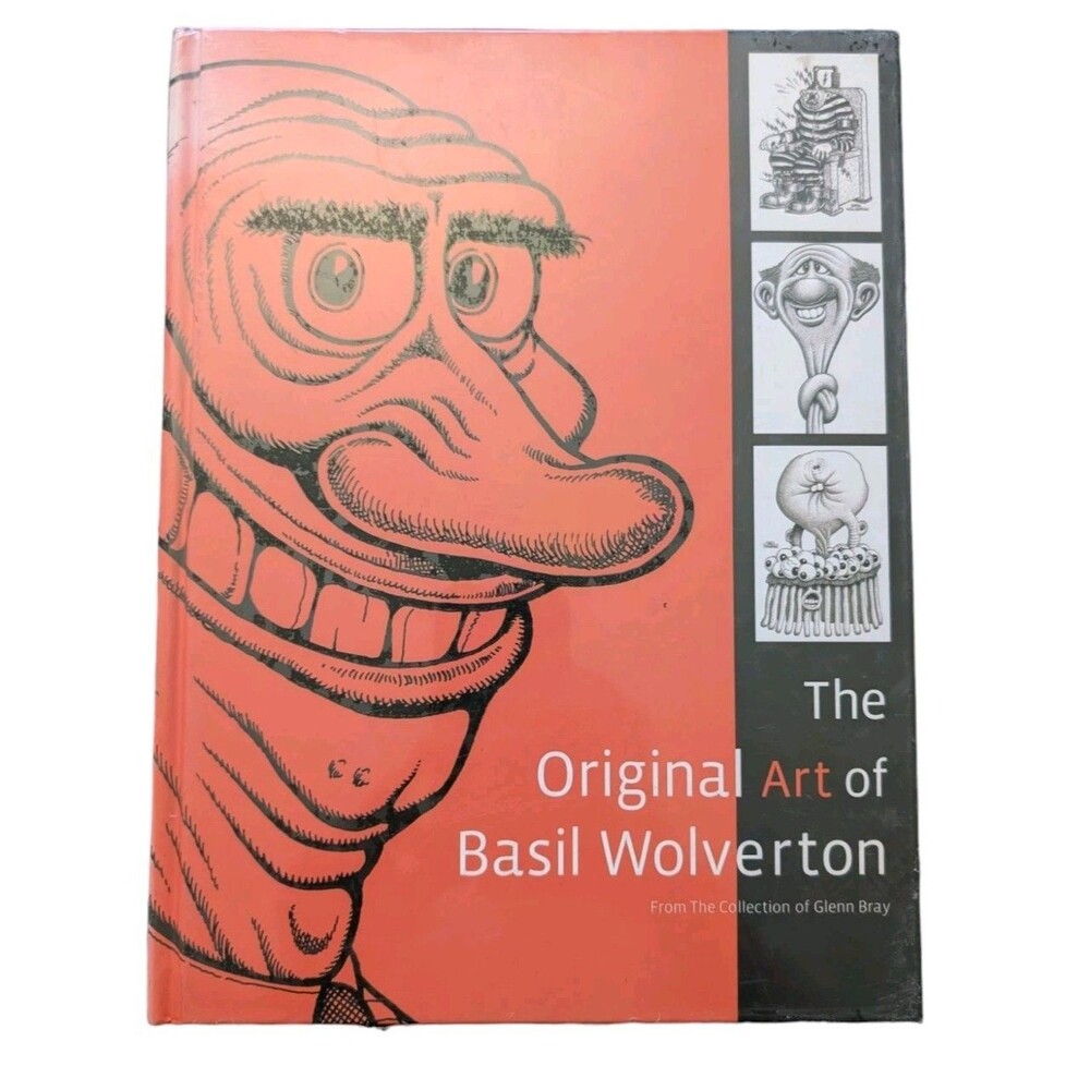 The Original Art of Basil Wolverton Glenn Bray Hardcover Sealed Comic Art Book